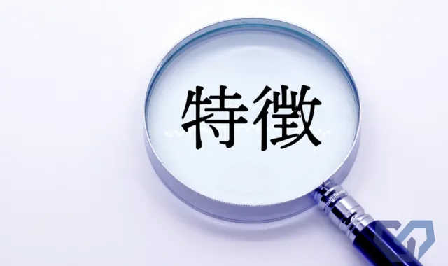 特徴の文字