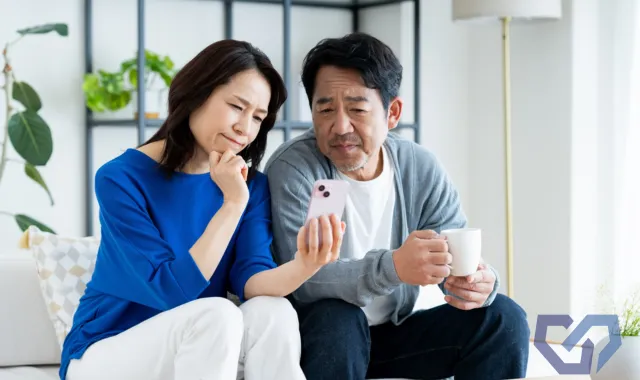悩む夫婦
