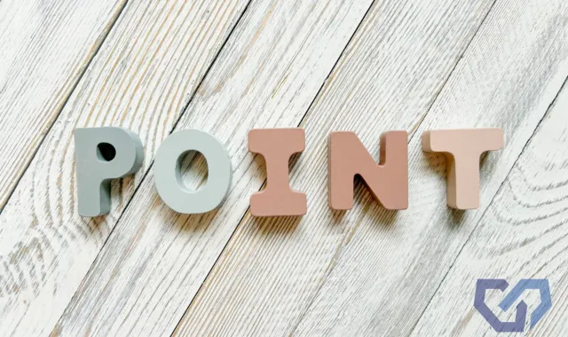 POINTの文字