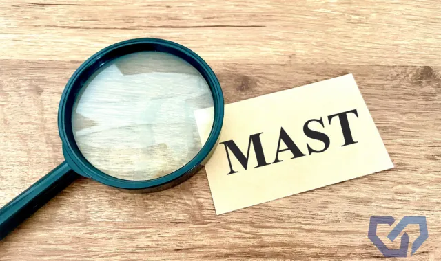 MASTの文字